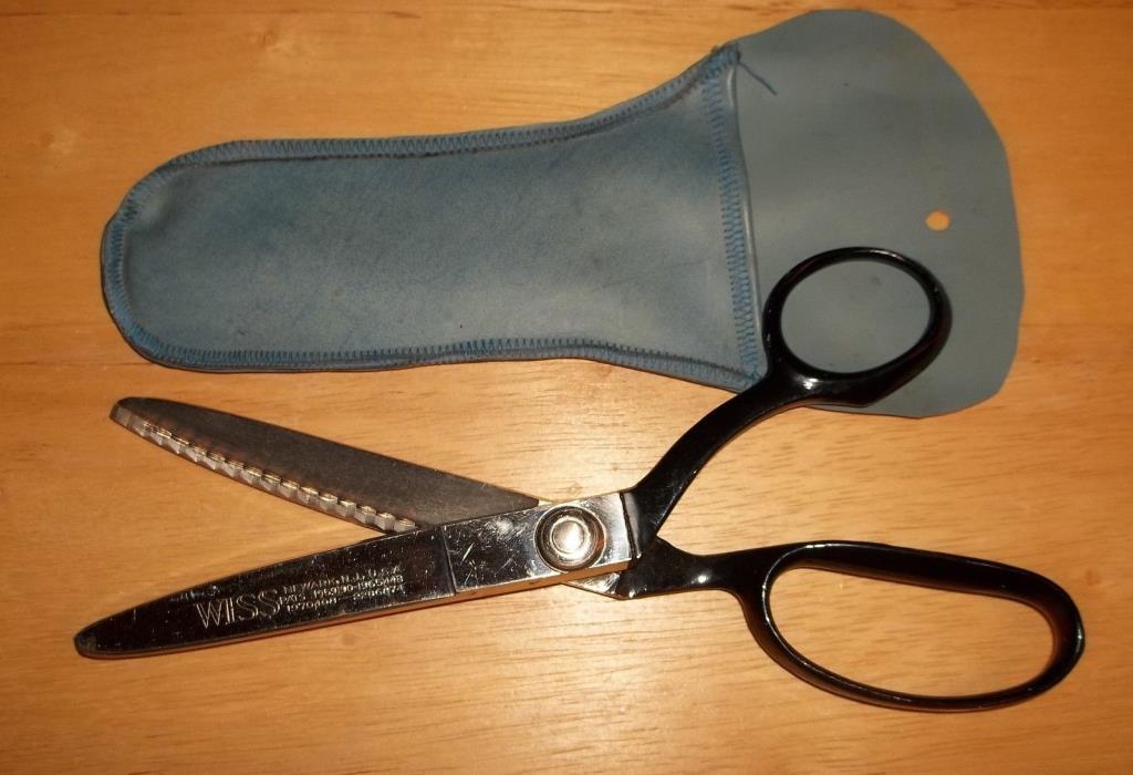 WISS Pinking Shears fabric sewing scissors 9.25