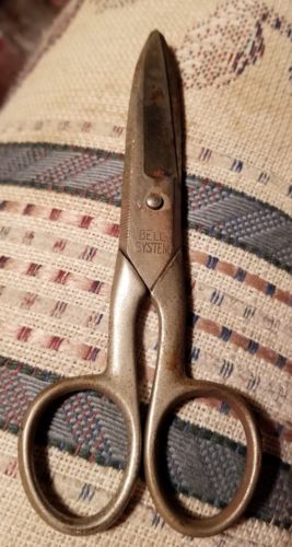 VINTAGE WISS U.S.A. #175E BELL SYSTEM LINEMAN'S ELECTRICIAN SCISSORS SHEARS