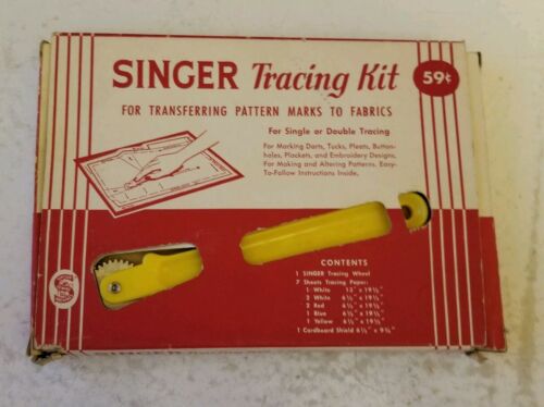 Vintage Singer Tracing Kit Original Box