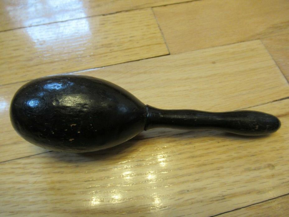 Vintage Black Wood Egg Darner Sock Darner 6