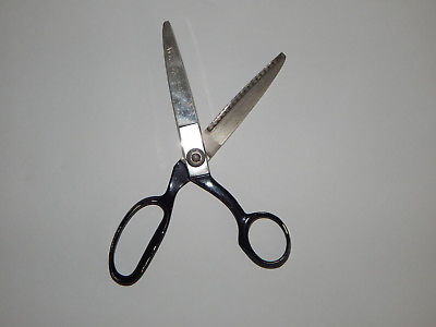 Wiss Vintage Pinking Shears Made in USA Newark New Jersey 9 Inch R18335