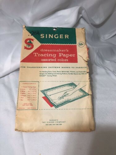 Vintage Singer dressmaker's Tracing Paper