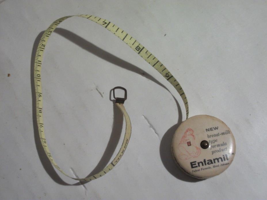 Vintage Enfamil Tape Measure Baby Infant Formula Mead Johnson Advertising