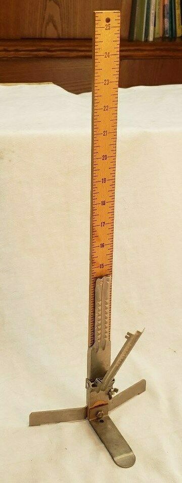 Vintage Wood Dress Hem Ruler DRITZ Skirt marker Sewing Measurement Tool