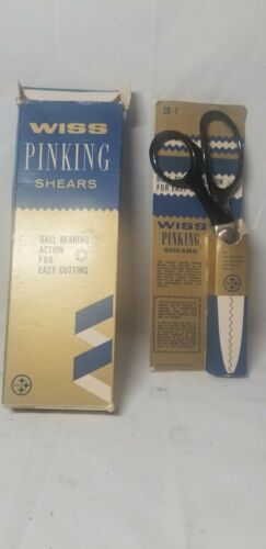 Vintage Wiss Pinking Shears Model CB7 -- 7.5