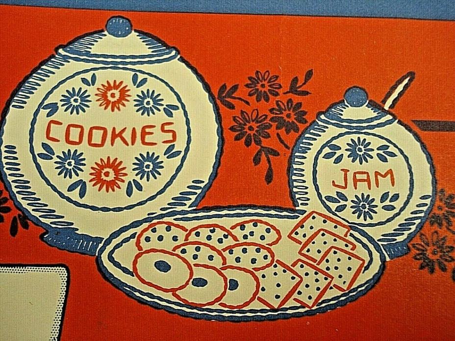 Vintage 1940's Superior Hot Iron Embroidery Transfer 139-Towels/Linens-Cookies