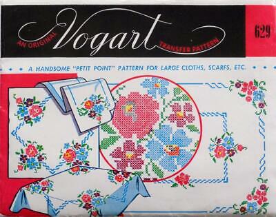 Vintage Vogart Transfer Pattern 629 