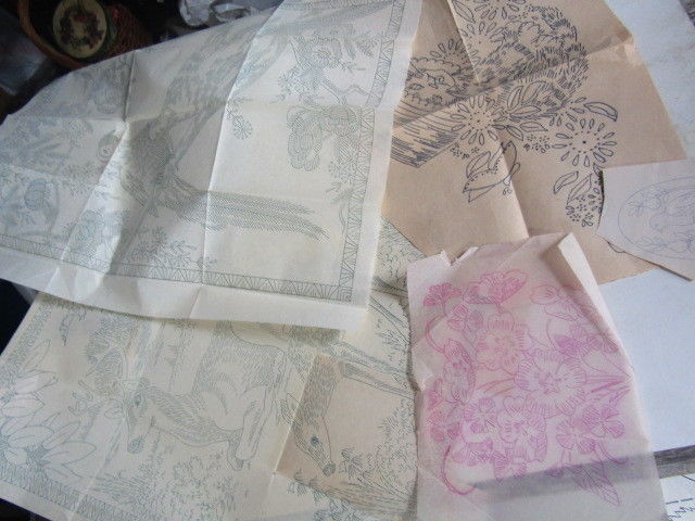 Vintage Transfer Pattern Mixed Lot