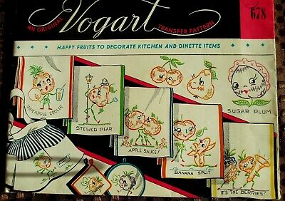 Vintage Vogart Hot Iron Transfer 678 