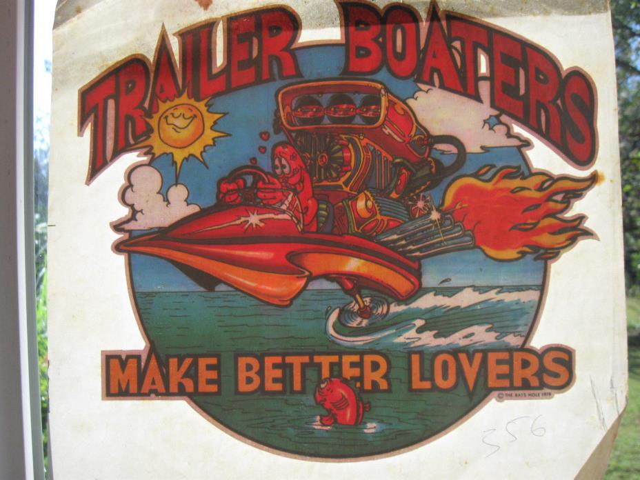 1978 The Rat's Hole Trailer Boaters Make Better Lovers Hot Dog T-Shirt Transfer