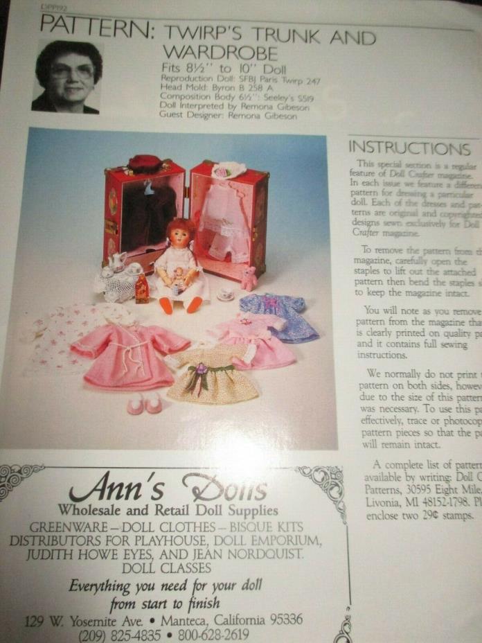 Doll Crafter VINTAGE TWIRP'S 8 1/2