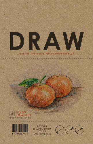 Drawing: Premium Paper Drawing Book for Pencil, Ink, Marker, Charcoal and Great