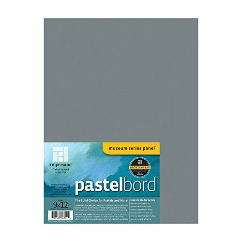 5 Ampersand Pastelbord 9 in. x 12 in. Gray New USA Lot of 5