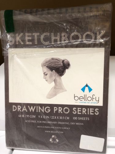 100 Sheet Sketch book 9x12-Inch | 64 IB 95 GSM | Top Spiral-Bound Sketchpad for
