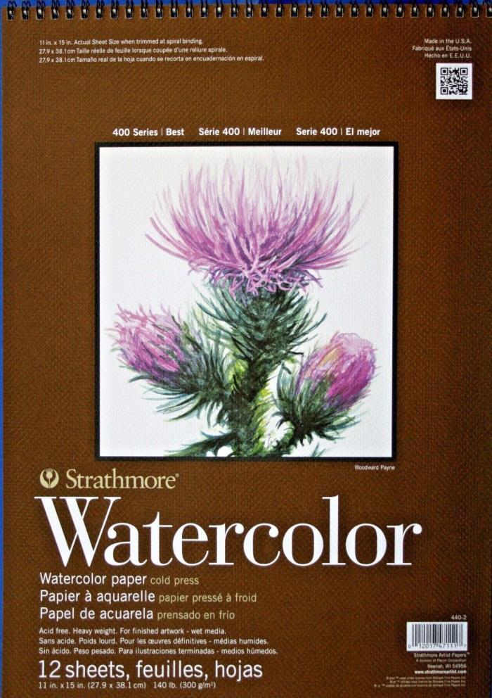 Strathmore Series 400 Assortment - 11x15, 9x12 and 6x12 Watercolor Paper