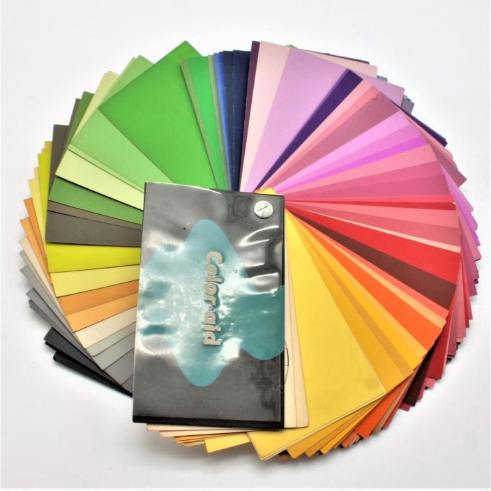 VTG 1948 Color-aid Swatch Book Color Theory Palette Graphic Design Cards Sample