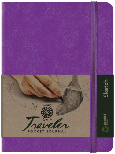 Journal Sketch Book,  Traveler Pocket