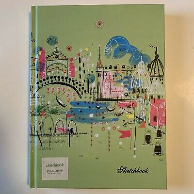 Punctuate Hardcover Sketchbook acid free paper 8x11 Inches 192 Sheets perforated