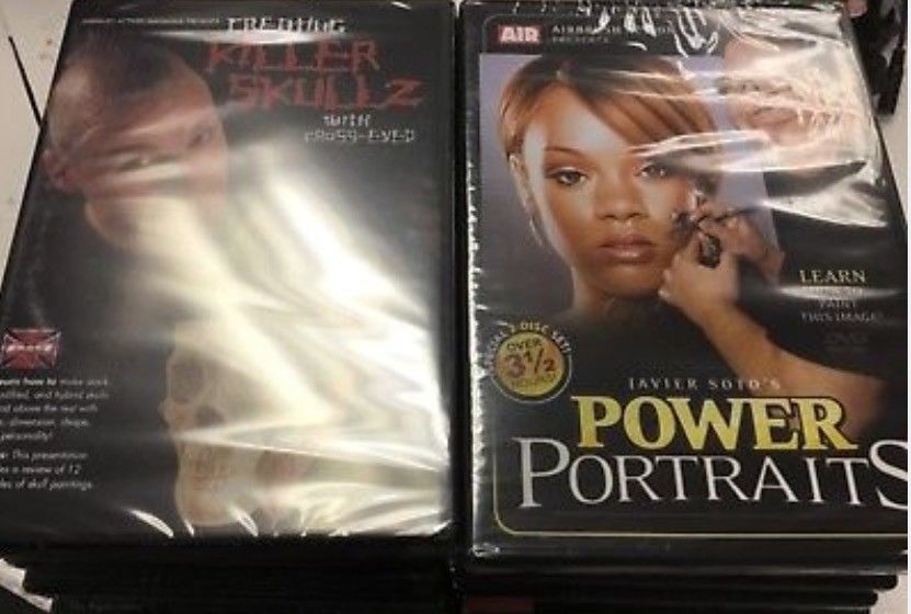38  Airbrush Action DVDs
