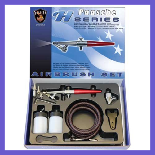 Paasche H 202S Airbrush Kit W Anodized Aluminum Handle Home