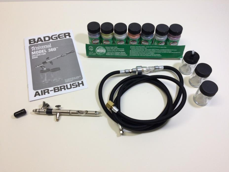 Badger Air Brush Model 360-7 Set