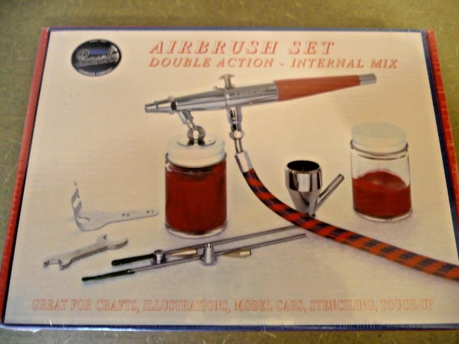 Paasche Airbrush Set Double Action Internal Mix  VLS-Set Siphon Feed New in Box