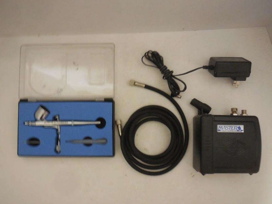 Master Airbrush Multi-Purpose Airbrushing System Kit with Portable Mini Air C...