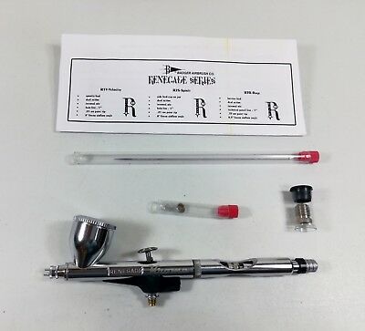 Badger Air-Brush Company RK-1 Krome Airbrush 2-in-1 Ultra Fine Airbrush with Add