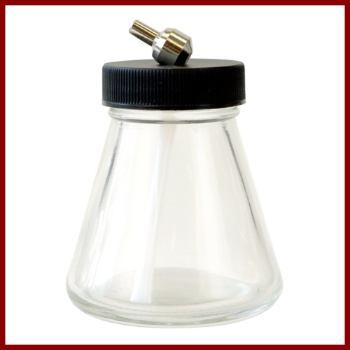 Paasche 3 OZ Glass Bottle Assembly For H Airbrush