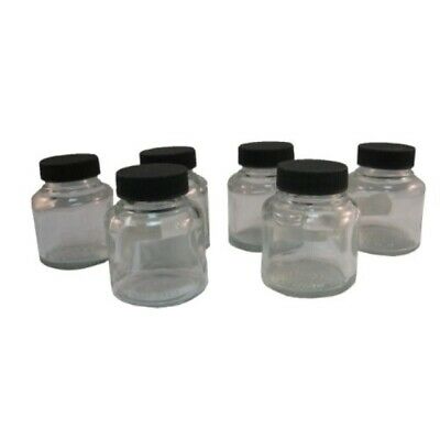 Badger Air-Brush Co. 50-0053B 2-Ounce Jar and Cover, Box of 6