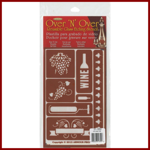 Products 21 1652 Over N Glass Etching Stencil 5