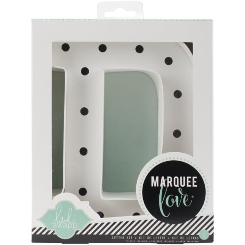 (D) - Heidi Swapp Marquee Love Letters, Numbers & Shapes 22cm