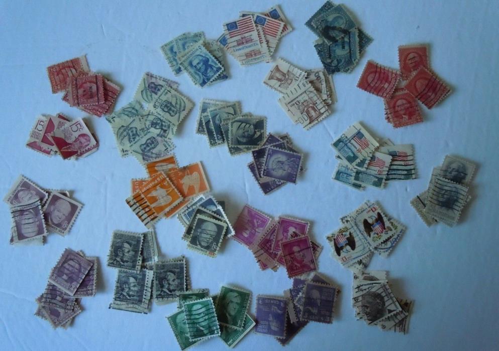 Assorted US  stamps 22  used ephemera paper collectibles lots stamp lots