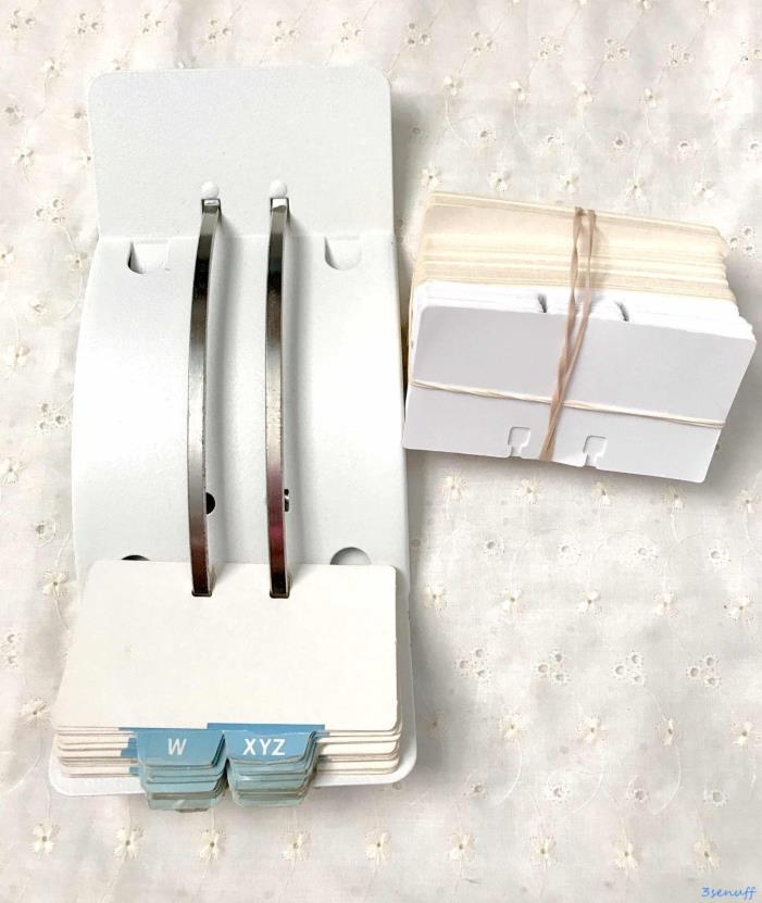 White Rolodex for Altered Art With Additional 200 Plus Blank Refill Cards