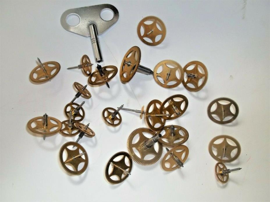 LOT OF 23 PCS~STEAMPUNK*CRAFTS*ALTERED ART*~BRASS GEARS~2