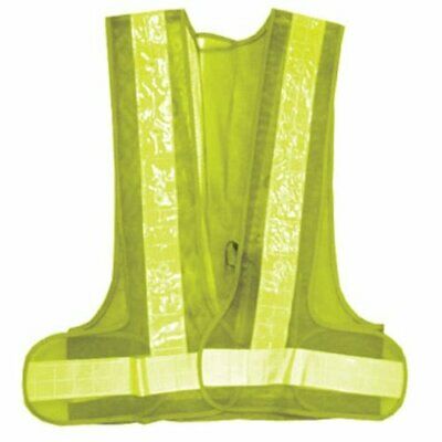 Universal Safety Work Vest 16 LED Flashing Lights Illuminated Reflective Strips