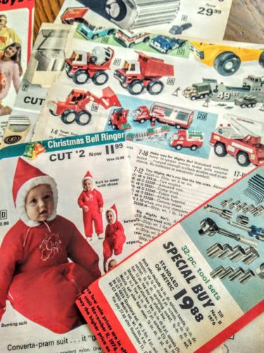 Vintage Junk Journal Kit Supply. Vintage Christmas advertising. Christmas crafts