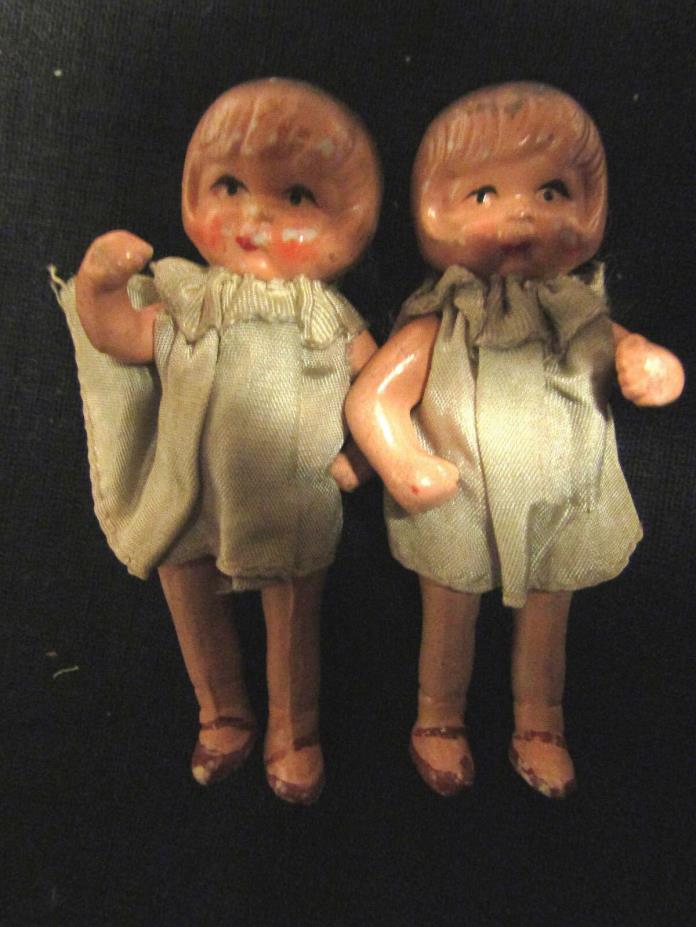 STEAMPUNK ALTERED ART NEEDFUL THINGS LOT! ALL BISQUE TWINS DOLL PARTS