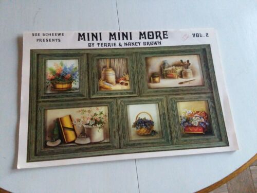 Sue Scheewe Presents Mini Mini More by Brown Vol. 2 EUC Art Instruction Book