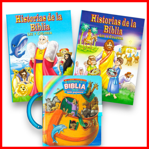 Bible Board Book Super Set For Kids Toddlers Deluxe Illustrated First W 2 Colori