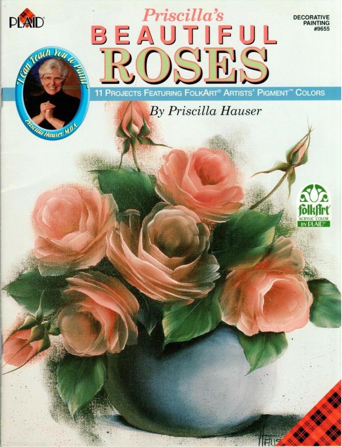 Priscilla's Beautiful Roses 11 Projects by Priscilla Hauser Plaid #9655