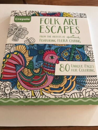 Crayola Folk Art Escapes - From The Artists At Hallmark - New