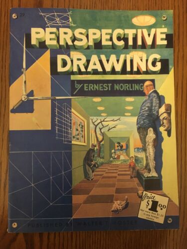 Perspective Drawing By Earnest Norling #29 Collectible Walter Foster Book
