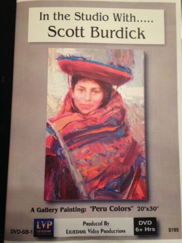 In The Studio with Scott Burdick Peru Colors Art Instruction Painting DVD