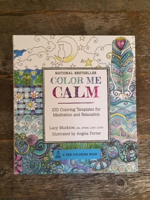Brand New National Bestseller Color Me Calm Coloring book