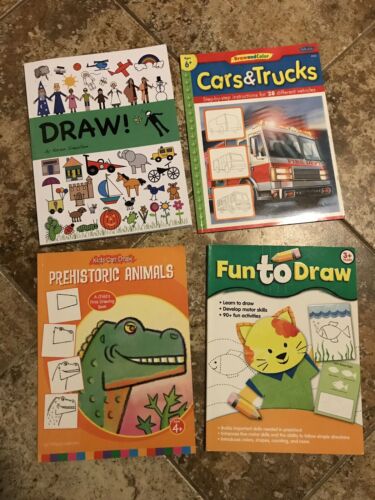 Learn To Draw Kids Books  Lot of (4)