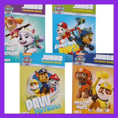 Paw Patrol Coloring & Activity Book 96Pg Set Of 4 FREE SHIPPING Toys Games