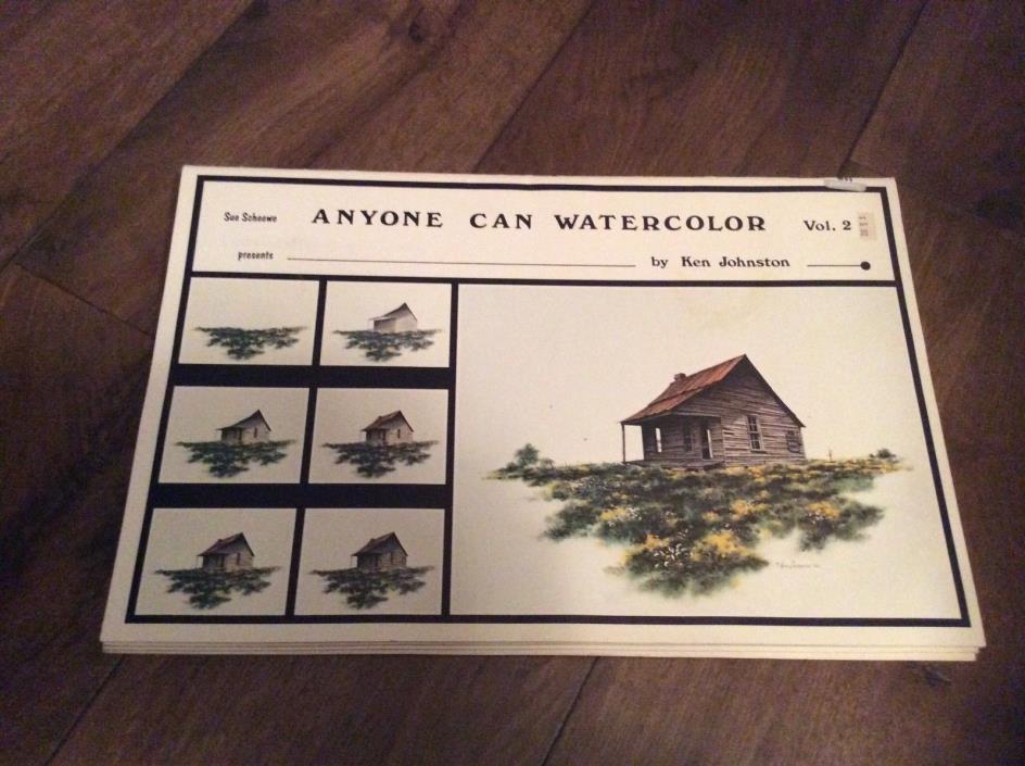 Anyone can Watercolor by Susan Scheewe,vol 2