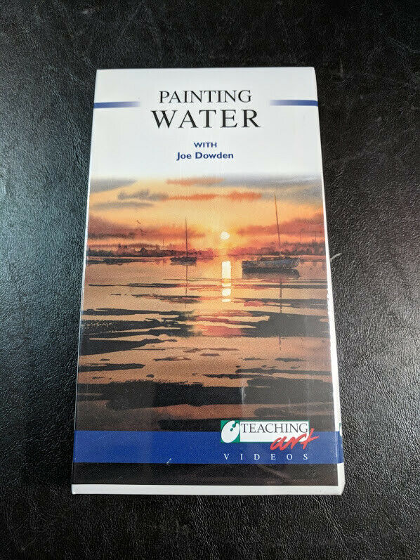 New & Sealed Painting Water w/Joe Dowden Teaching Art Watercolors VHS Video Tape