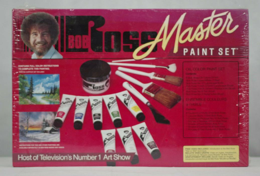 NEW - Bob Ross Master Paint Set - Unopened Vintage Oil Color Paints Supplies